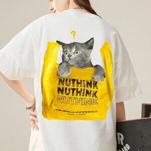 Funny Graphics Cat Tee, Cat Lover Gift